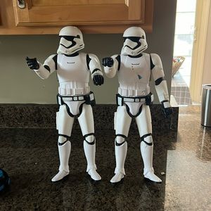 (2) Star Wars Trooper Action figures